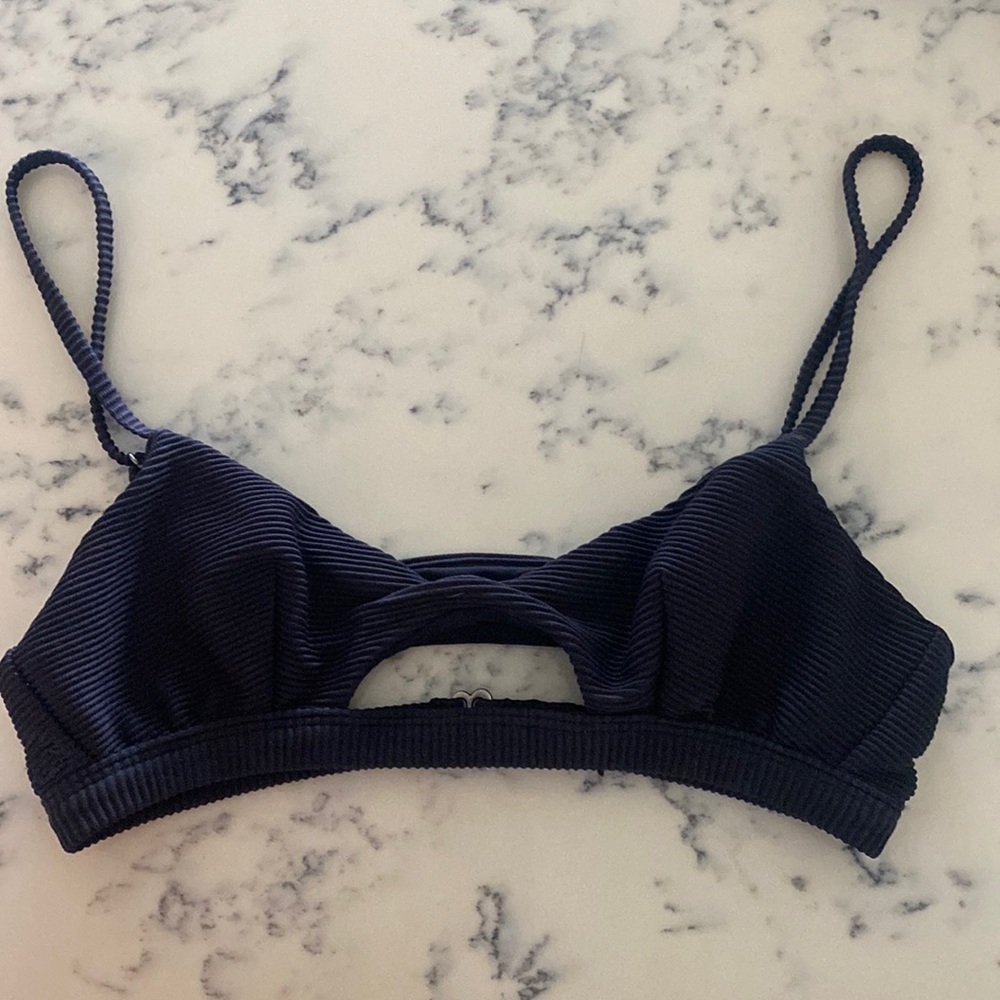 Sol Searcher Ribbed Bikini Top